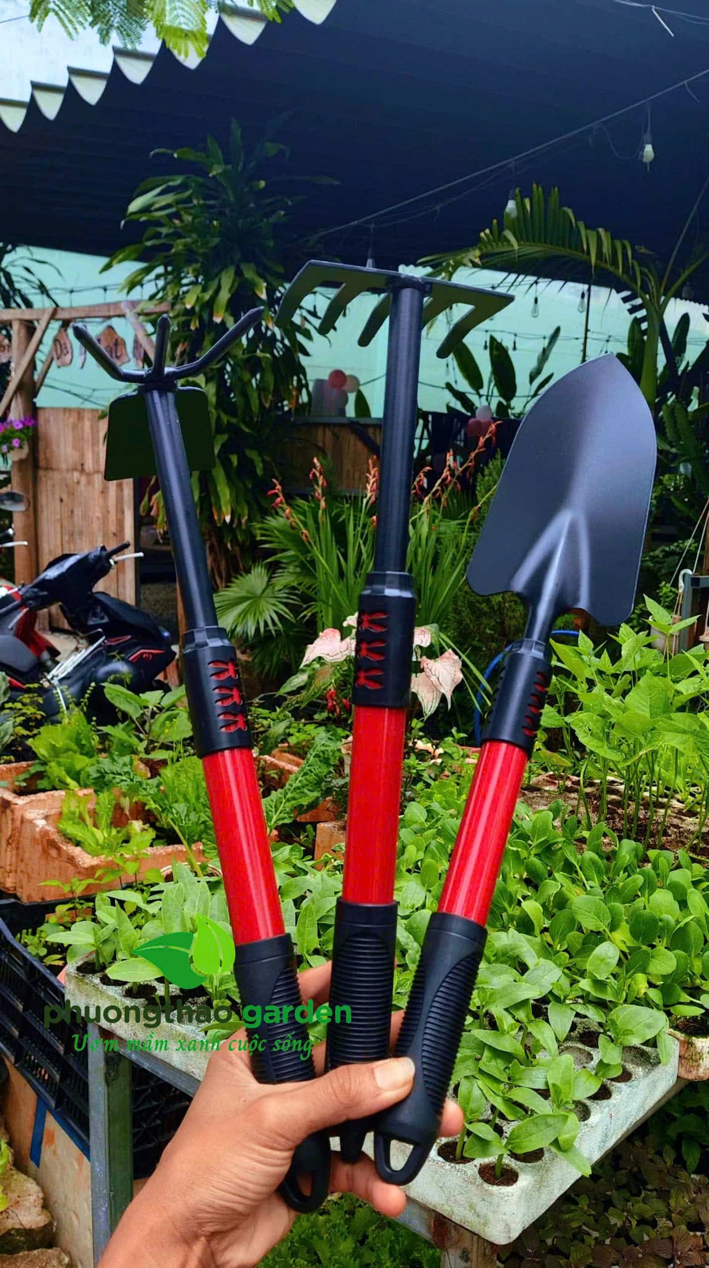Bộ dụng cụ làm vườn đa năng 3 món