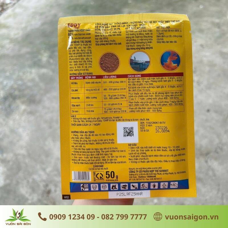 Thuốc Trừ Bệnh Eddy 72WP: Phòng Trừ Bệnh Do Phytophthora 3