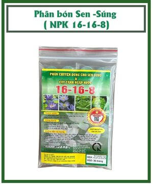 Phân bón Sen – Súng (NPK 16-16-8)