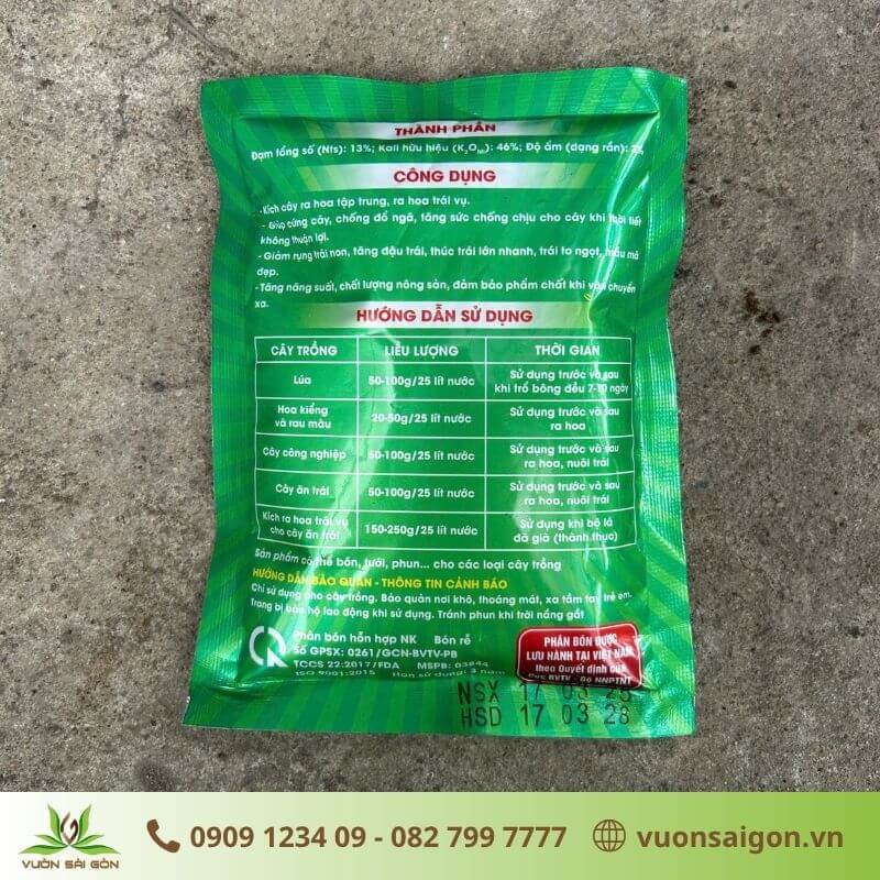 Phân Bón KNO3 FDA Arsenal – Kích Ra Hoa Tập Trung, Tăng Năng Suất 2