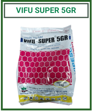 VIFU SUPER 5GR – Thuốc đặc trị tuyến trùng, sâu đục thân, muỗi hành