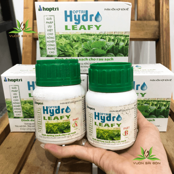 Dinh Dưỡng Thủy Canh Hợp Trí Hydro Leafy (100 g Part A + 100 g Part B) 3