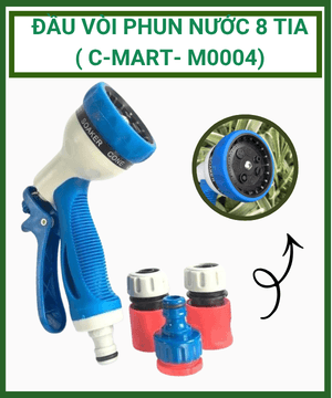 ĐẦU VÒI PHUN NƯỚC 8 TIA ( C-MART-M0004)