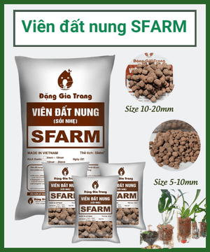 Viên đất nung Sfarm – (sỏi nhẹ, sỏi đất nung)