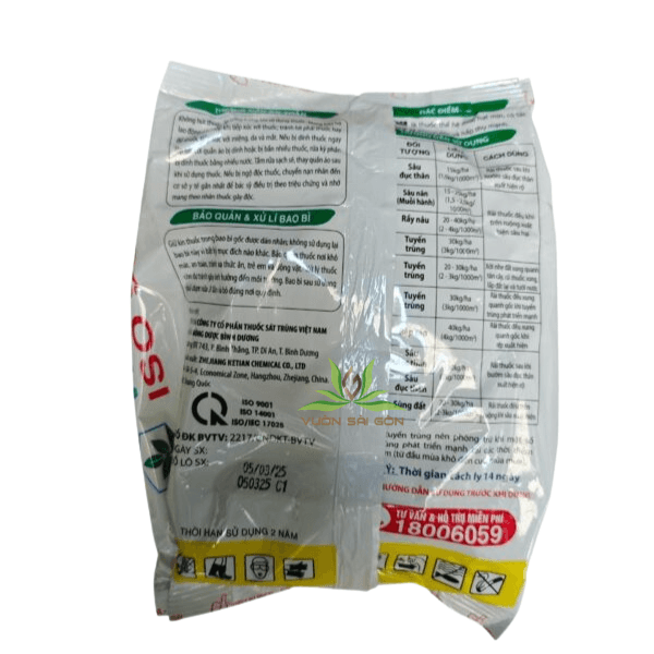 VIFU SUPER 5GR – Thuốc đặc trị tuyến trùng, sâu đục thân, muỗi hành 3