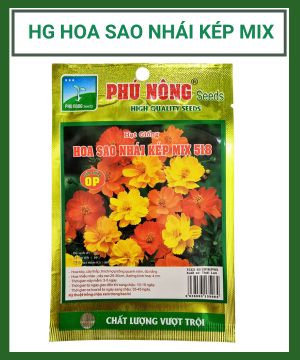 Hạt giống hoa sao nhái kép nhiều màu 518
