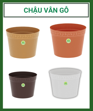 Chậu Vân Gỗ TALOPA – Sang Trọng, Mộc Mạc