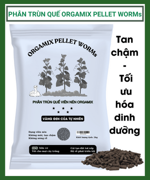 Phân Trùn Quế ORGAMIX PELLET WORMs (Dạng Viên Nén)