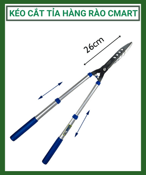 Kéo cắt tỉa hàng rào C-Mart A0064 ( cán tăng 570 lên 860mm)