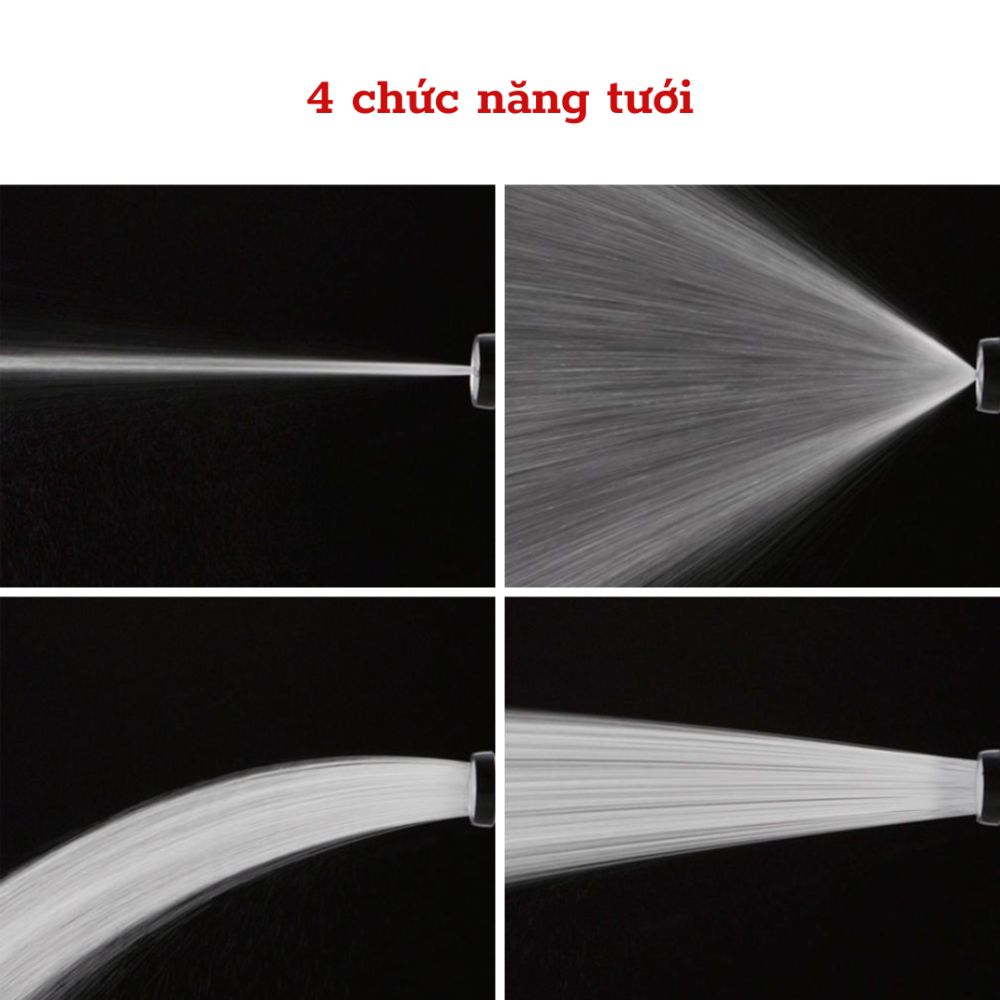 Vòi phun nước 4 chức năng kim loại – Tough gear Takagi 3