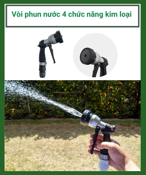 Vòi phun nước 4 chức năng kim loại – Tough gear Takagi