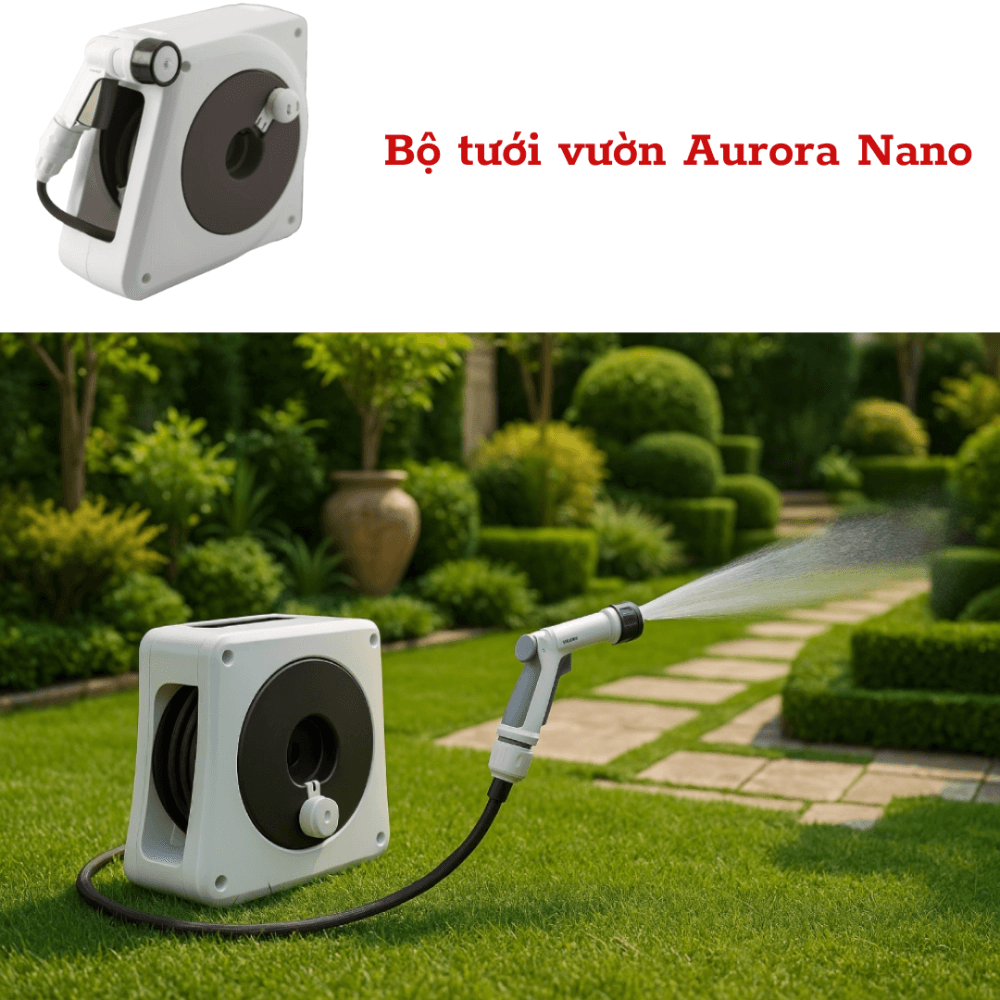 Bộ tưới vườn Aurora Nano 10m 2
