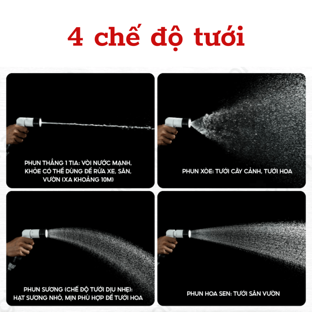 Bộ vòi tưới cây Aurora Light 7.5mm x 15m Takagi 2
