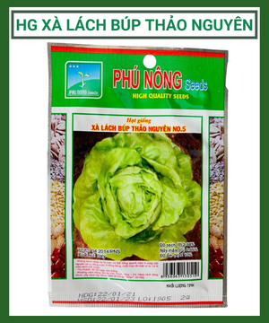Hạt giống xà lách búp Thảo Nguyên NO.5 Phú Nông
