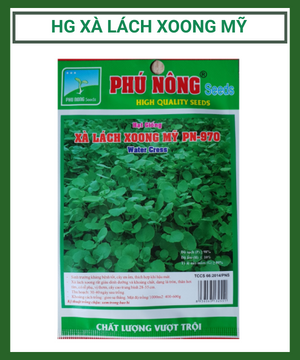 Hạt giống xà lách xoong Mỹ Phú Nông