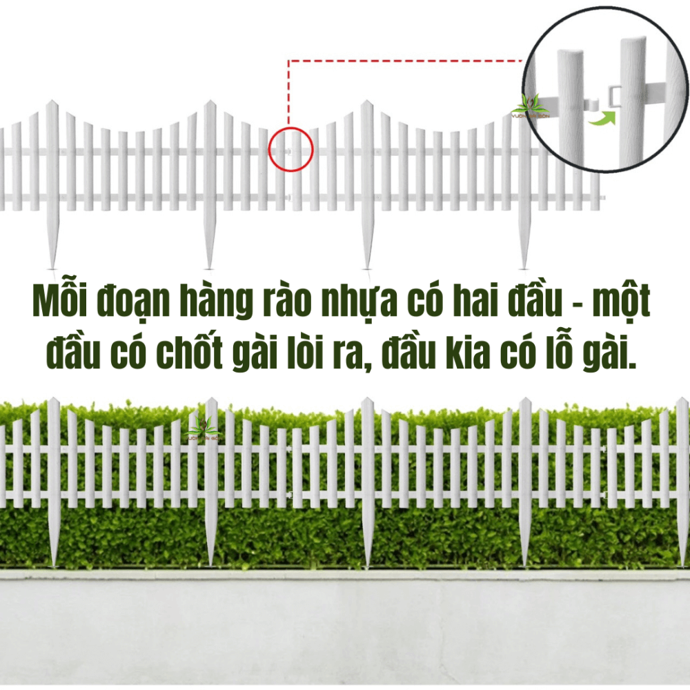HÀNG RÀO NHỰA DẺO HÌNH CÁNH BƯỚM TRANG TRÍ SÂN VƯỜN & LỐI ĐI ĐỘC ĐÁO 2