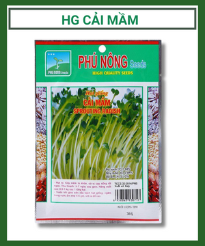Hạt giống cải mầm Phú Nông
