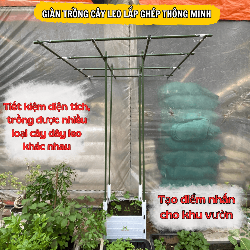 Giàn trồng cây leo lắp ghép thông minh Daim Japan, giàn leo Nhật 2