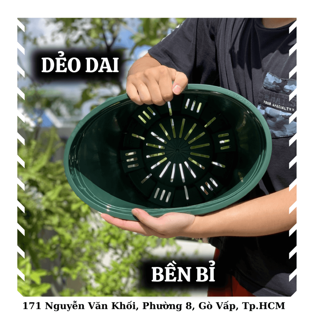 Chậu nhựa trồng cây Montario (Kèm đĩa lót) 2