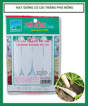 Hạt Giống Củ Cải Trắng Phú Nông