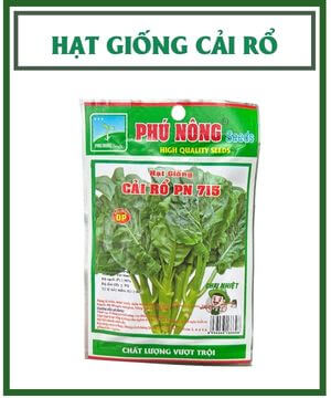 Hạt giống cải rổ chịu nhiệt Phú Nông 715