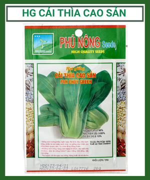 Hạt giống cải thìa cao sản Phú Nông