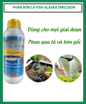 Phân Bón Đạm Cá Fish Alaska Emulsion – Nhập Khẩu USA