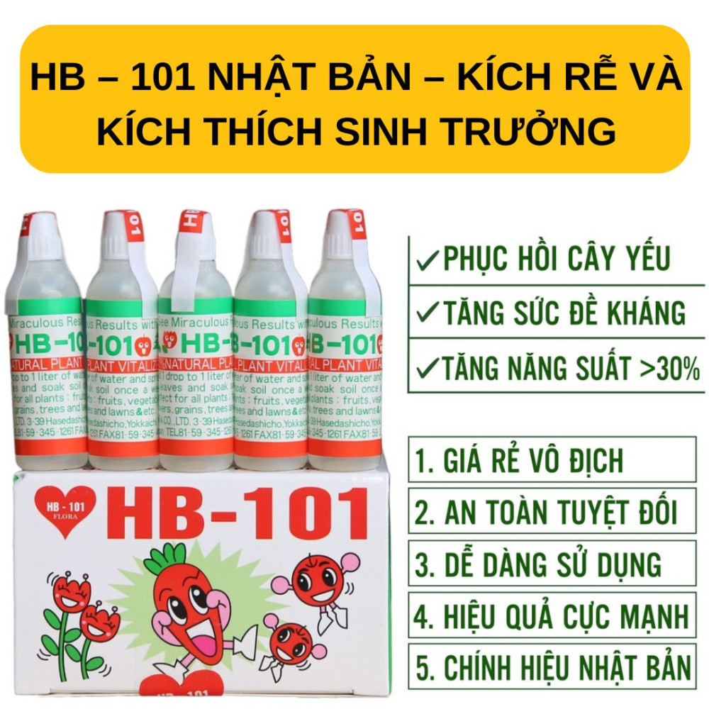Thuốc kích rễ và tăng trưởng sinh học HB-101 Nhật Bản 2