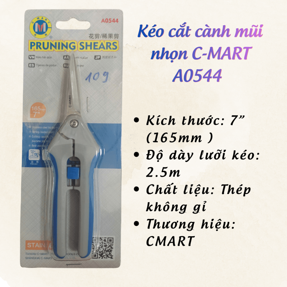 Kéo cắt cành nhọn các loại 3