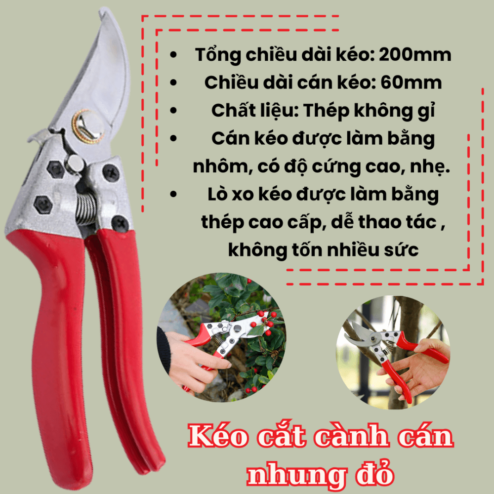 Kéo cắt cành cong các loại (Licota, Wynn’s, Sk5 Top, C-mart, LS+…) 3