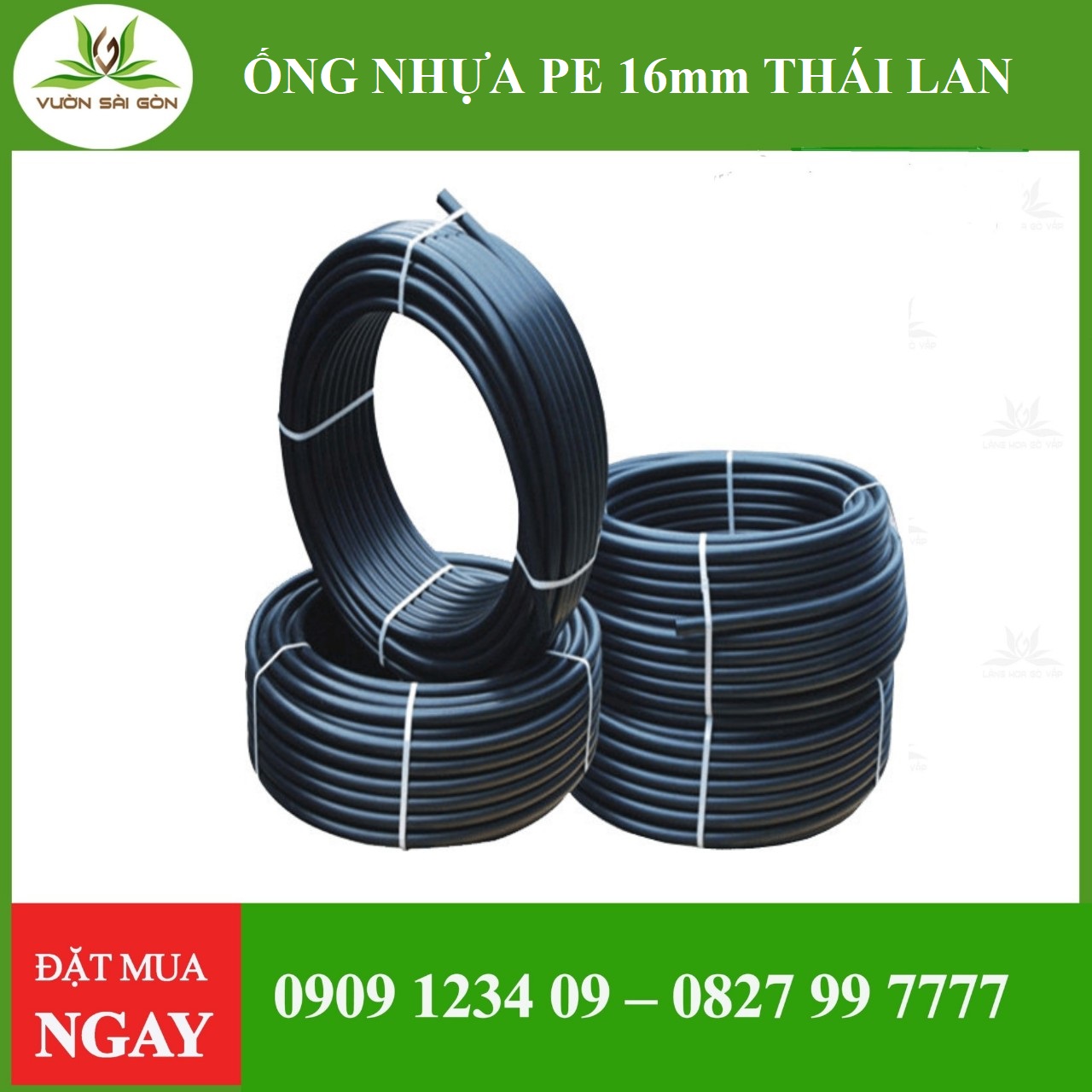 Ống nhựa PE 6mm, 8mm, 16mm Thái Lan 2