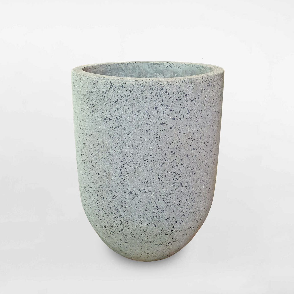 Chậu xi măng đá mài đầu đạn 29x39cm XMDM006