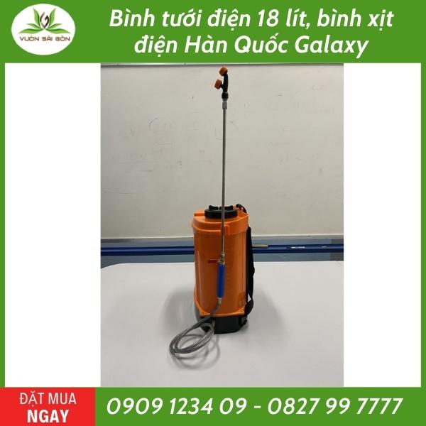 Bình xịt điện – bình phun tưới điện Hàn Quốc Galaxy 18 lít 2