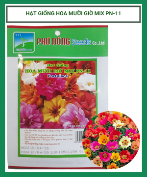 Hạt giống hoa mười giờ mix Phú Nông