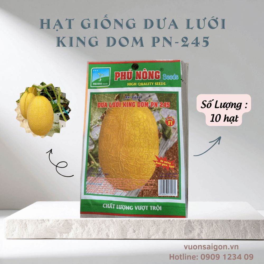 Hạt Giống Dưa Lưới King Dom PN-245 ( Phú Nông) 3
