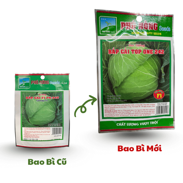 Hạt Giống Bắp Cải F1 Phú Nông 3
