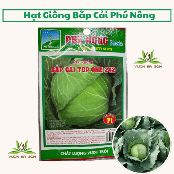 Hạt Giống Bắp Cải F1 Phú Nông 2