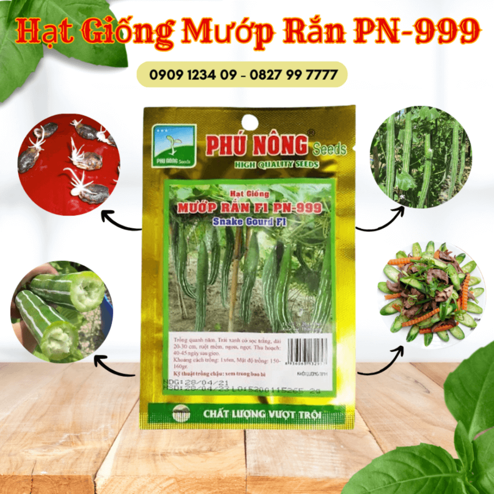 Hạt Giống Mướp Rắn Phú Nông 2