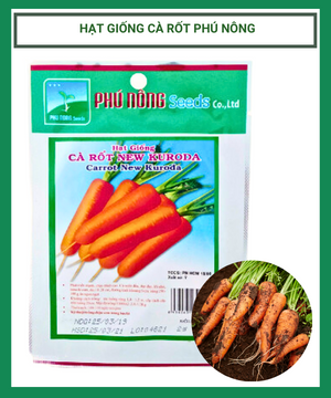 Hạt Giống Cà Rốt New Kuroda Phú Nông