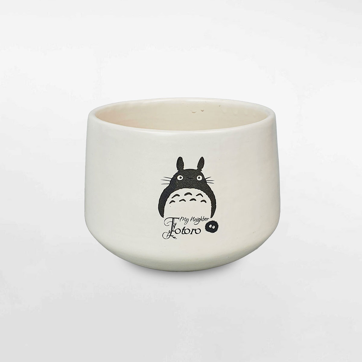 Chậu gốm sứ nhỏ hình Totoro 12x9cm GOSU018