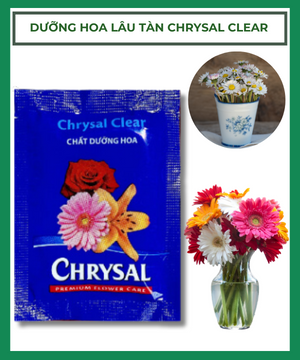 Dưỡng hoa lâu tàn Chrysal Clear gói 5gr