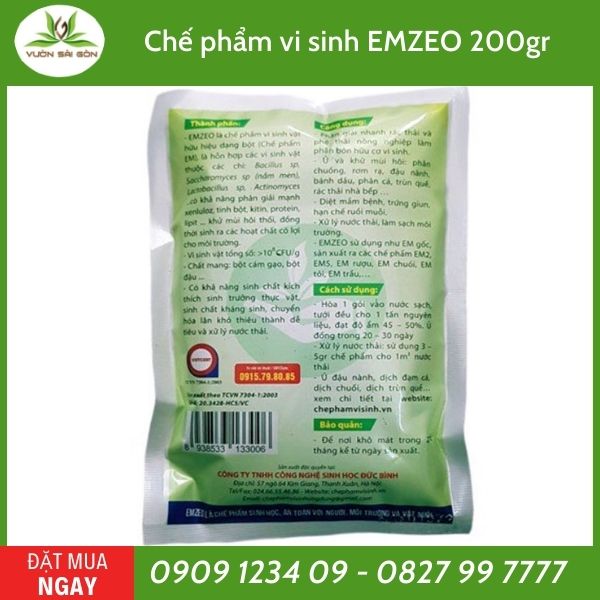 Chế phẩm vi sinh EMZEO 200gr 2