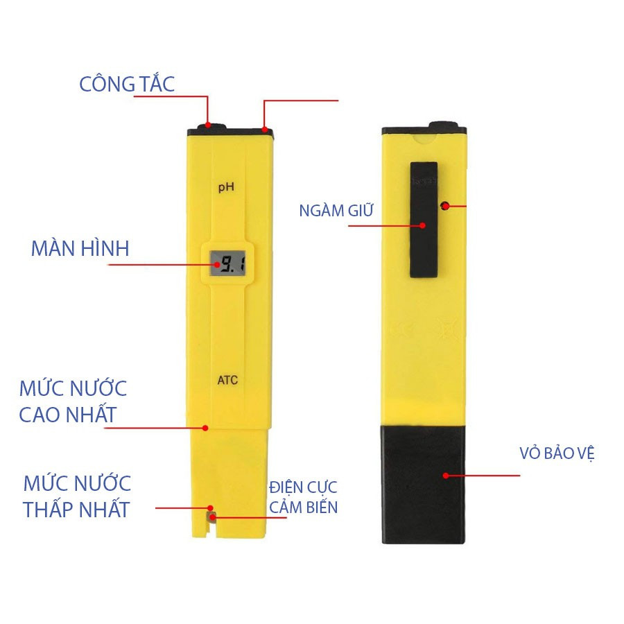 Bút đo pH – Bút đo nồng độ pH của nước 3