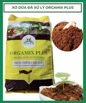 Xơ dừa đã xử lý Orgamix Plus 100% hữu cơ 20dm3