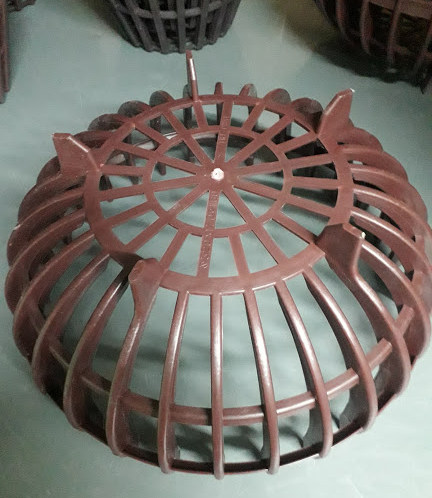 Chậu lan nhựa (Rổ trơn bầu) 3