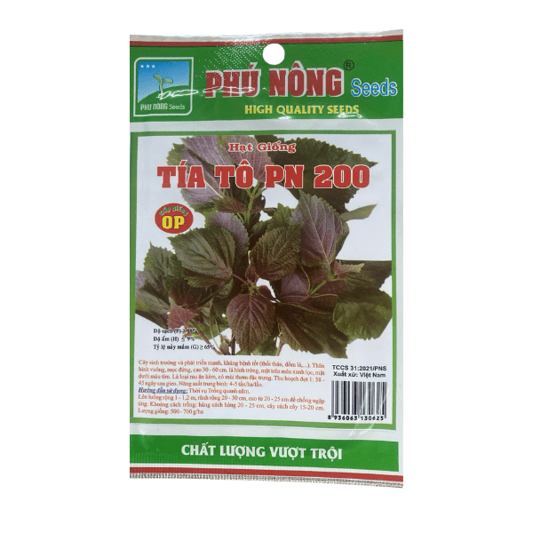 Hạt giống tía tô PN-200 2gr perilla 3