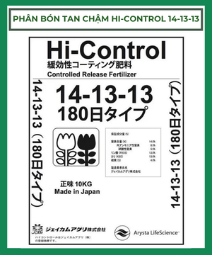 Phân bón tan chậm có kiểm soát HI-CONTROL 14-13-13