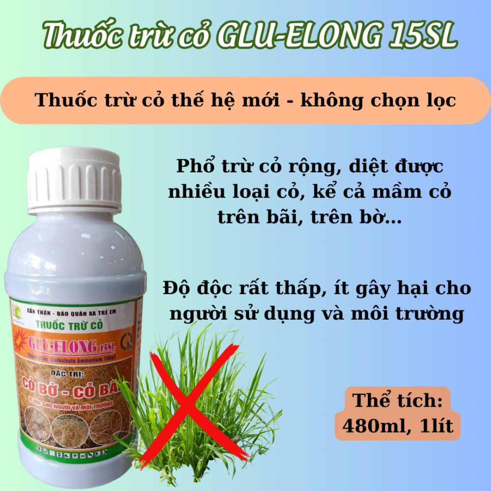 Thuốc trừ cỏ Glu-elong 15SL 900ml 3