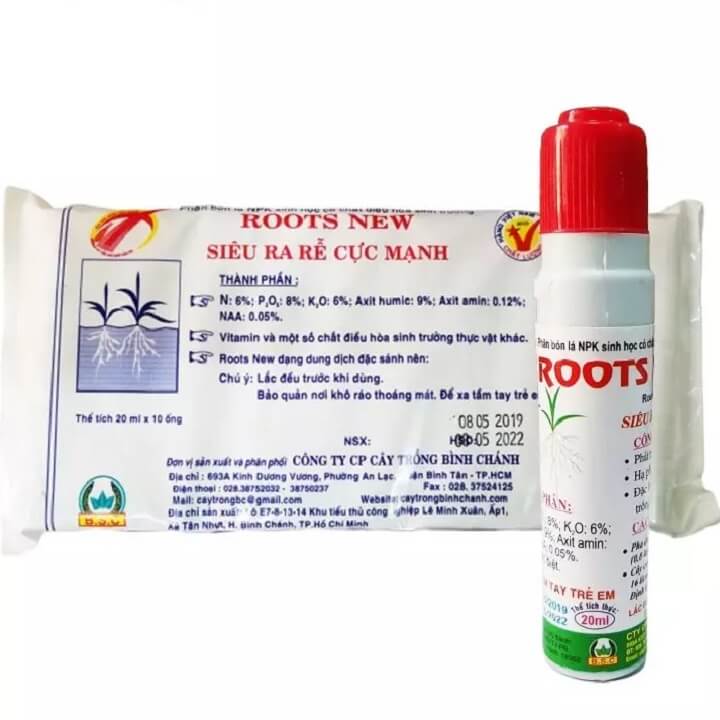 Thuốc kích rễ Roots New siêu ra rễ cực mạnh 3