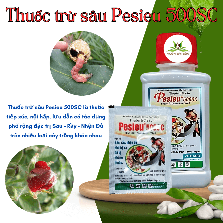Thuốc trừ sâu Pesieu 500SC – Thuốc trị nhện đỏ 2